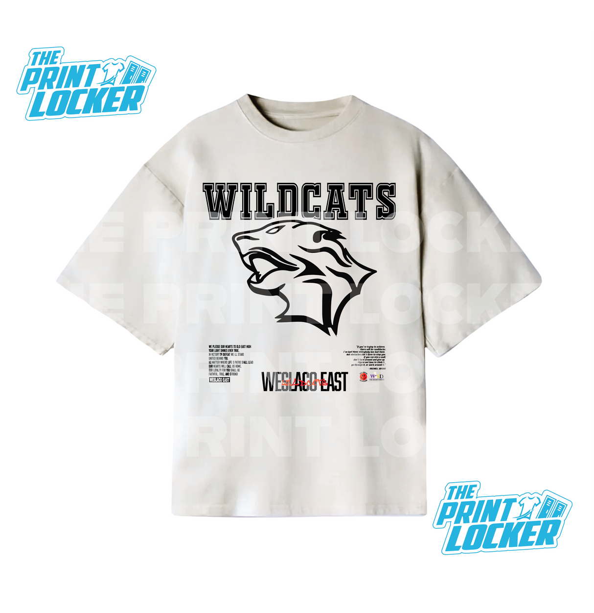 Oversized Wildcats Graphic Tee