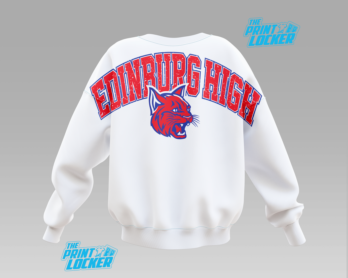 Bobcat Oversized Back Graphic Crewneck