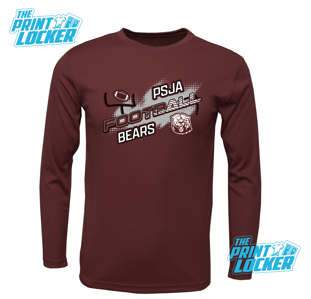 Bears Football Drifit Long Sleeve