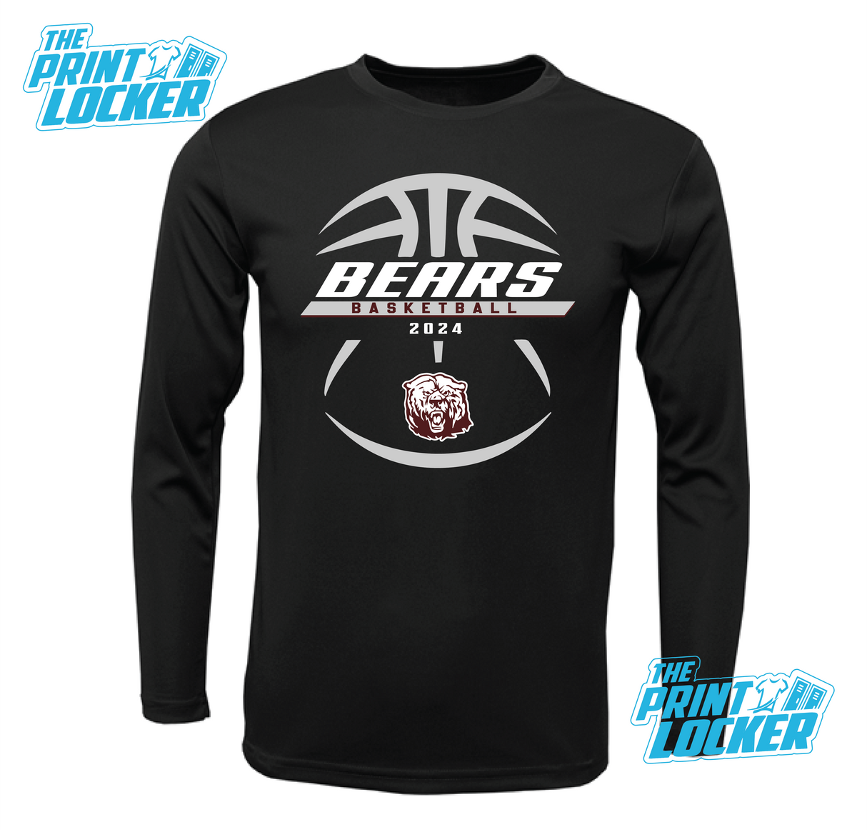 Bears Basketball Drifit Long Sleeve