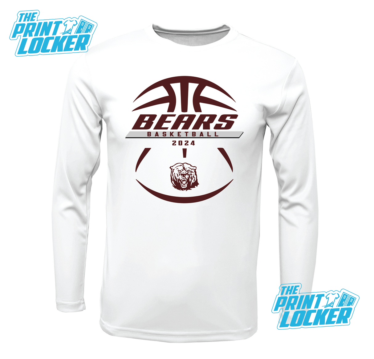 Bears Basketball Drifit Long Sleeve