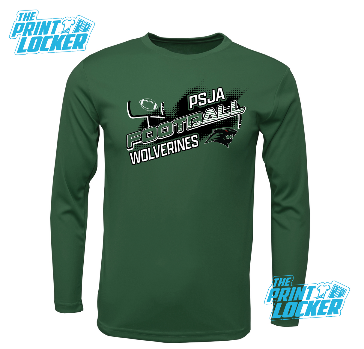 Wolverines Football Design Drifit Long Sleeve