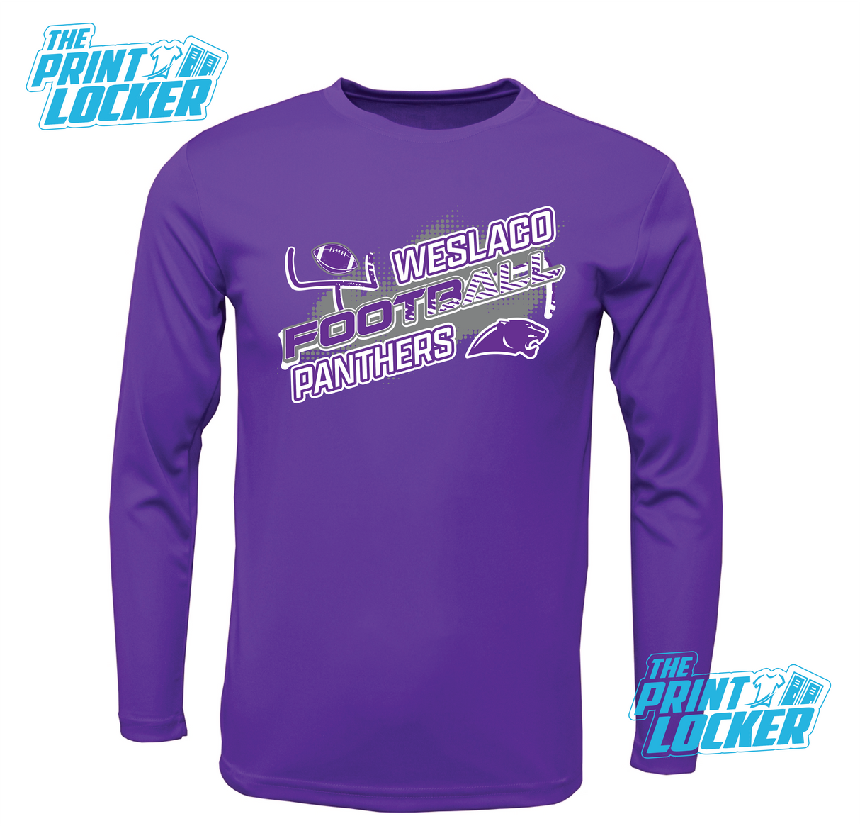 Panthers Football Design Drifit Long Sleeve