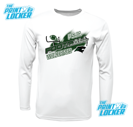 Wolverines Football Design Drifit Long Sleeve