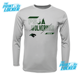 Wolverines Slash Design Drifit Long Sleeve