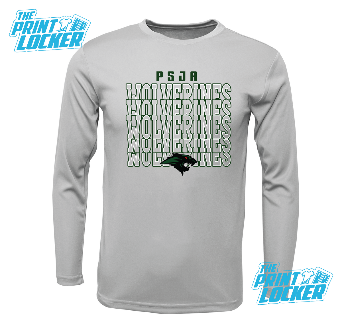 Wolverines Stack Design Drifit Long Sleeve