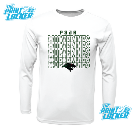 Wolverines Stack Design Drifit Long Sleeve