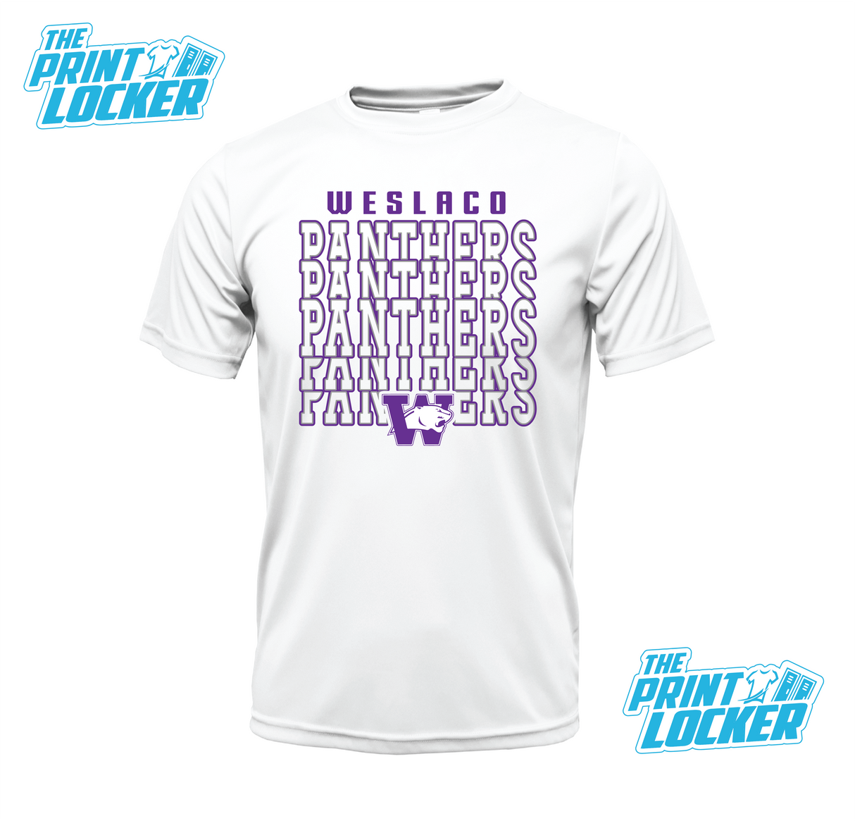 Panthers Stack Design Drifit Short Sleeve