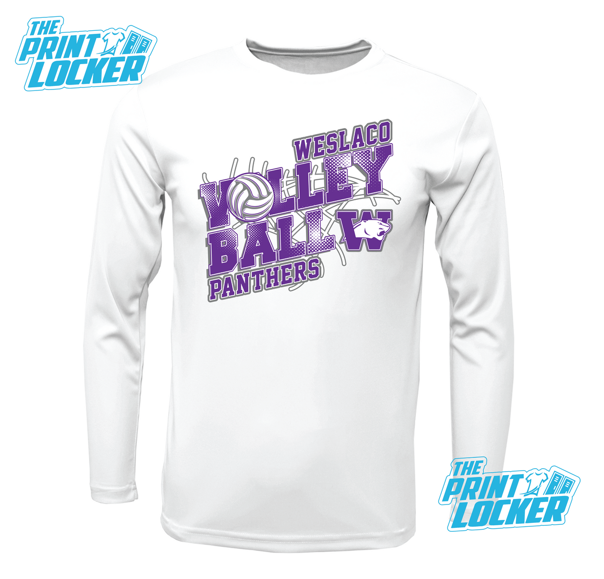 Panthers Volleyball Design Drifit Long Sleeve