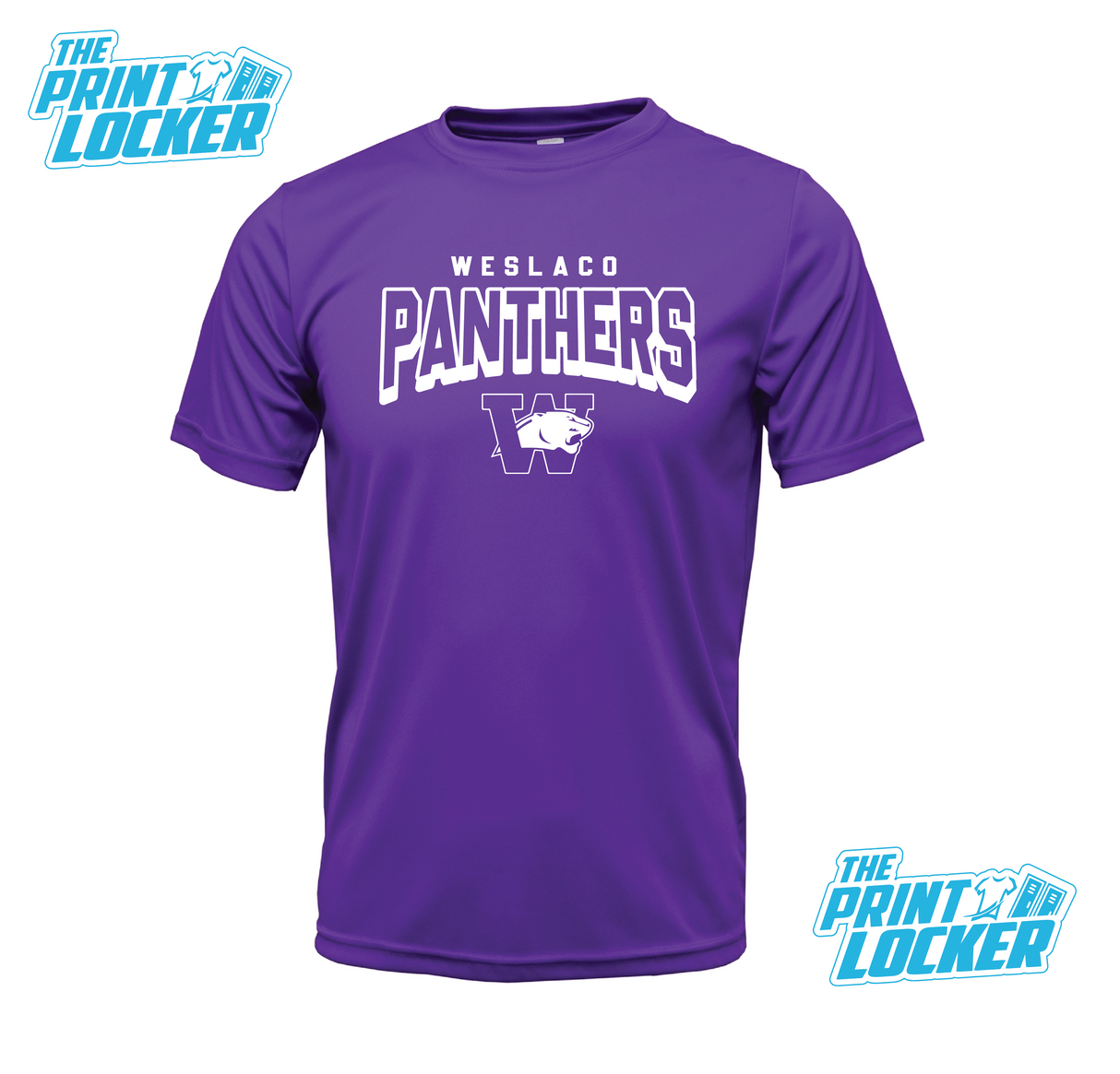 Panthers Arch Design Drifit Short Sleeve