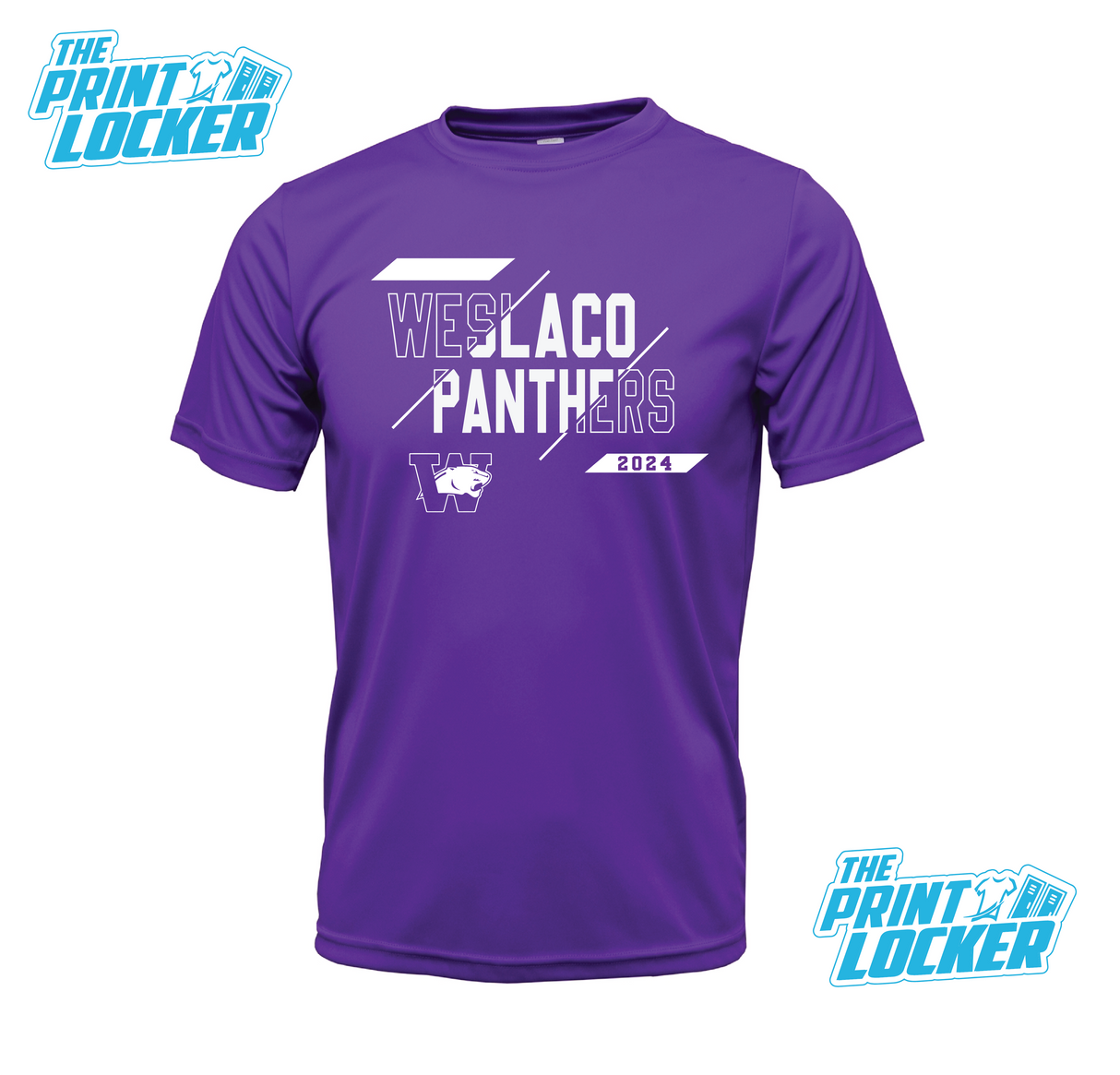 Panthers Slash Design Drifit Short Sleeve