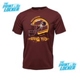 Redskins Football Helmet Drifit Short Sleeve