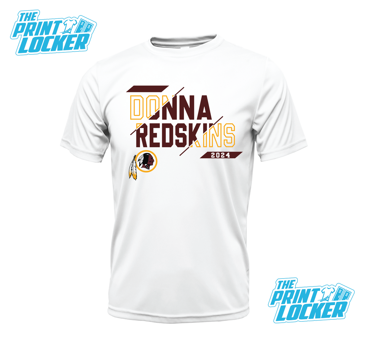 Redskins Slash Design Drifit Short Sleeve