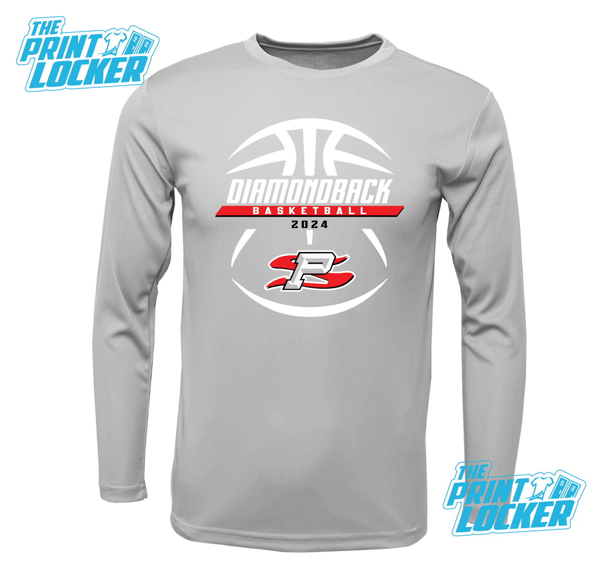 Diamondback Basketball Design Drifit Long Sleeve