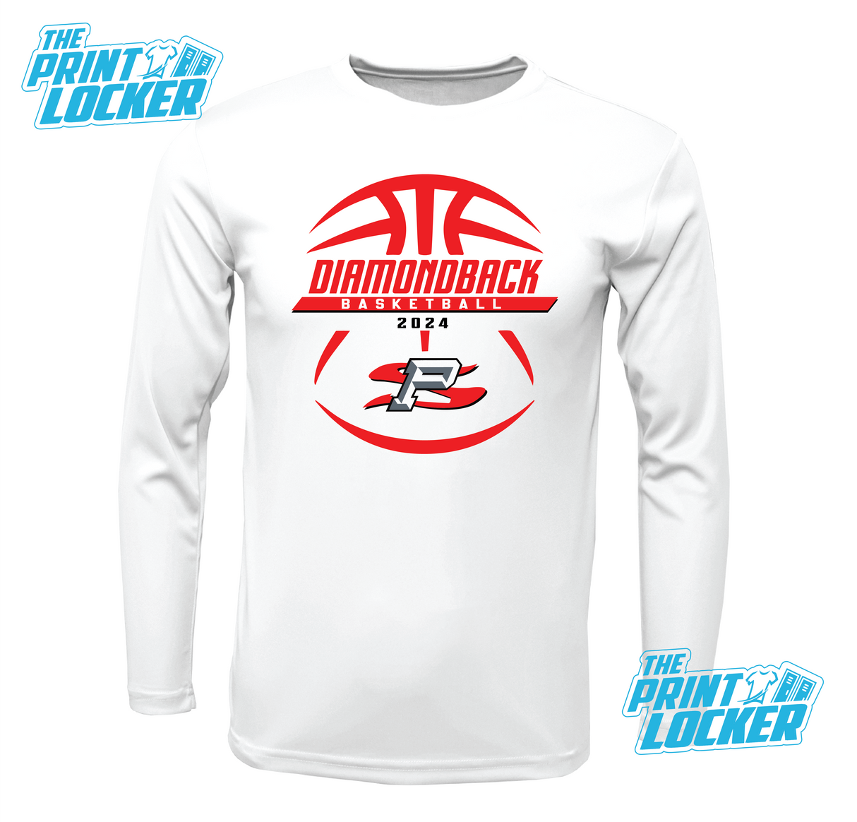 Diamondback Basketball Design Drifit Long Sleeve