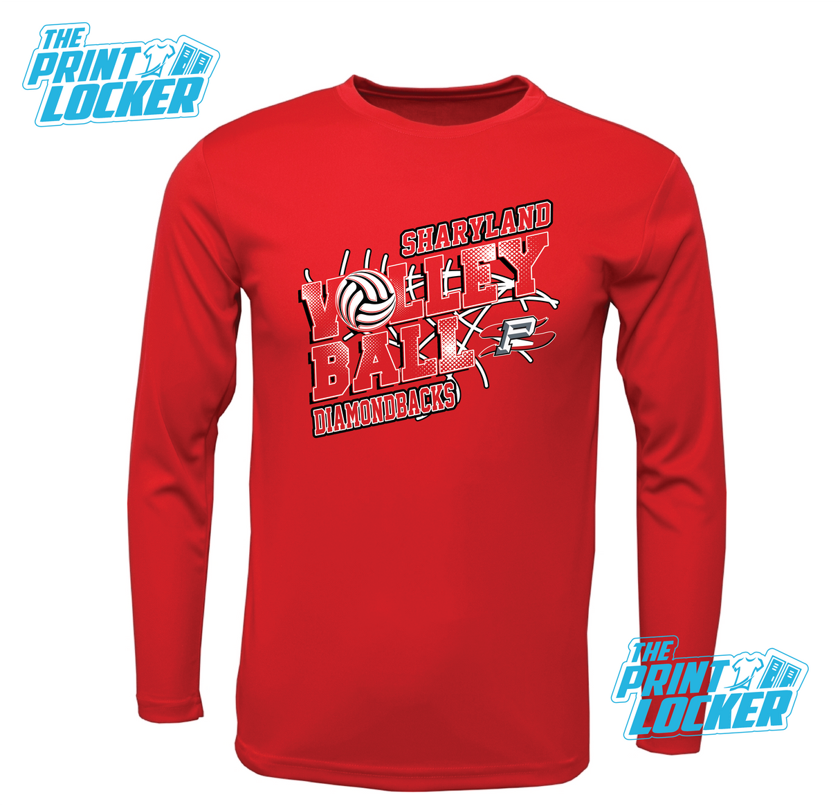 Diamondback Volleyball Design Drifit Long Sleeve