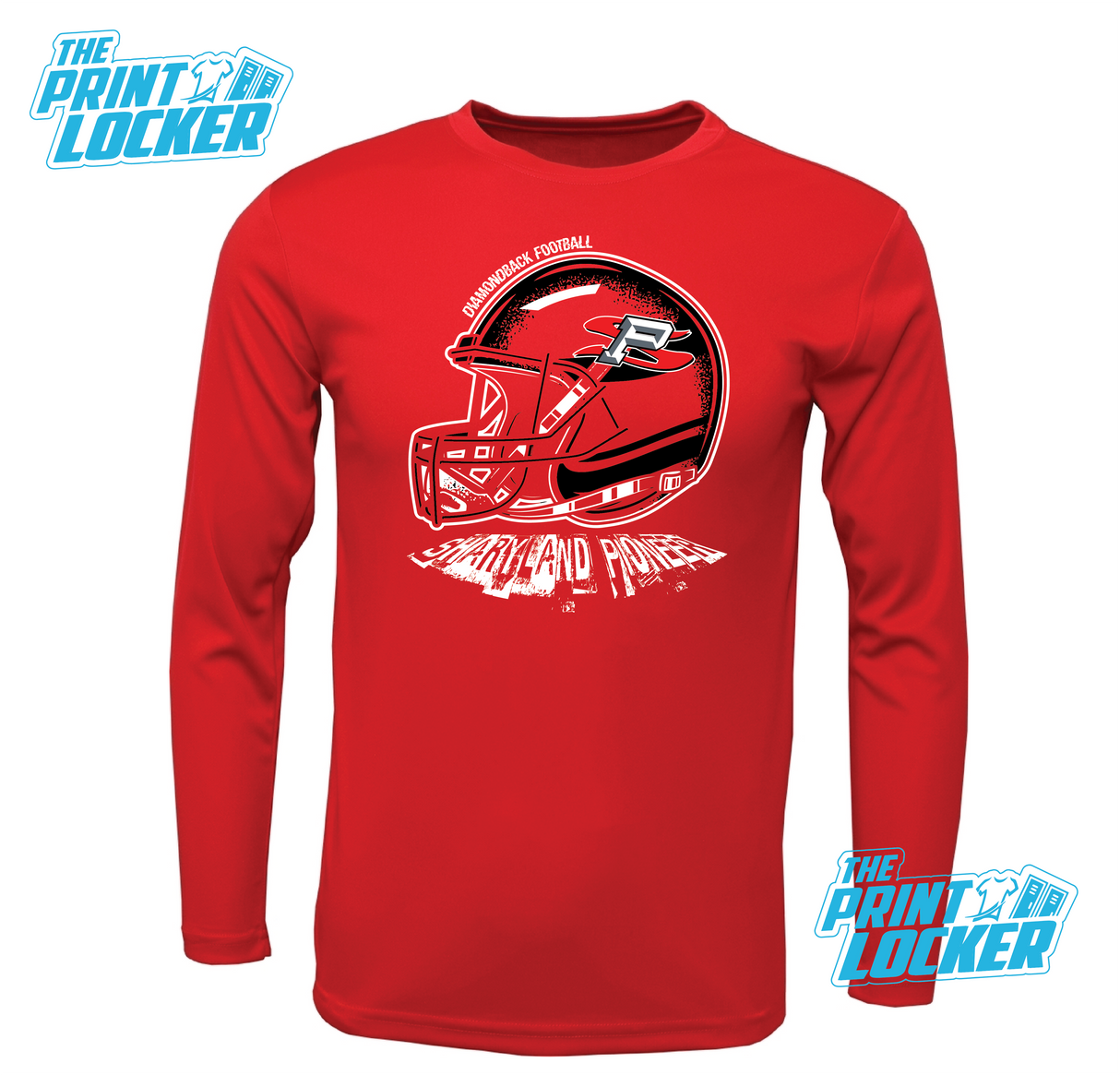 Diamondback Football Helmet Drifit Long Sleeve