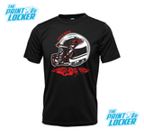 Sharyland Rattlers Football Helmet Drifit Short Sleeve