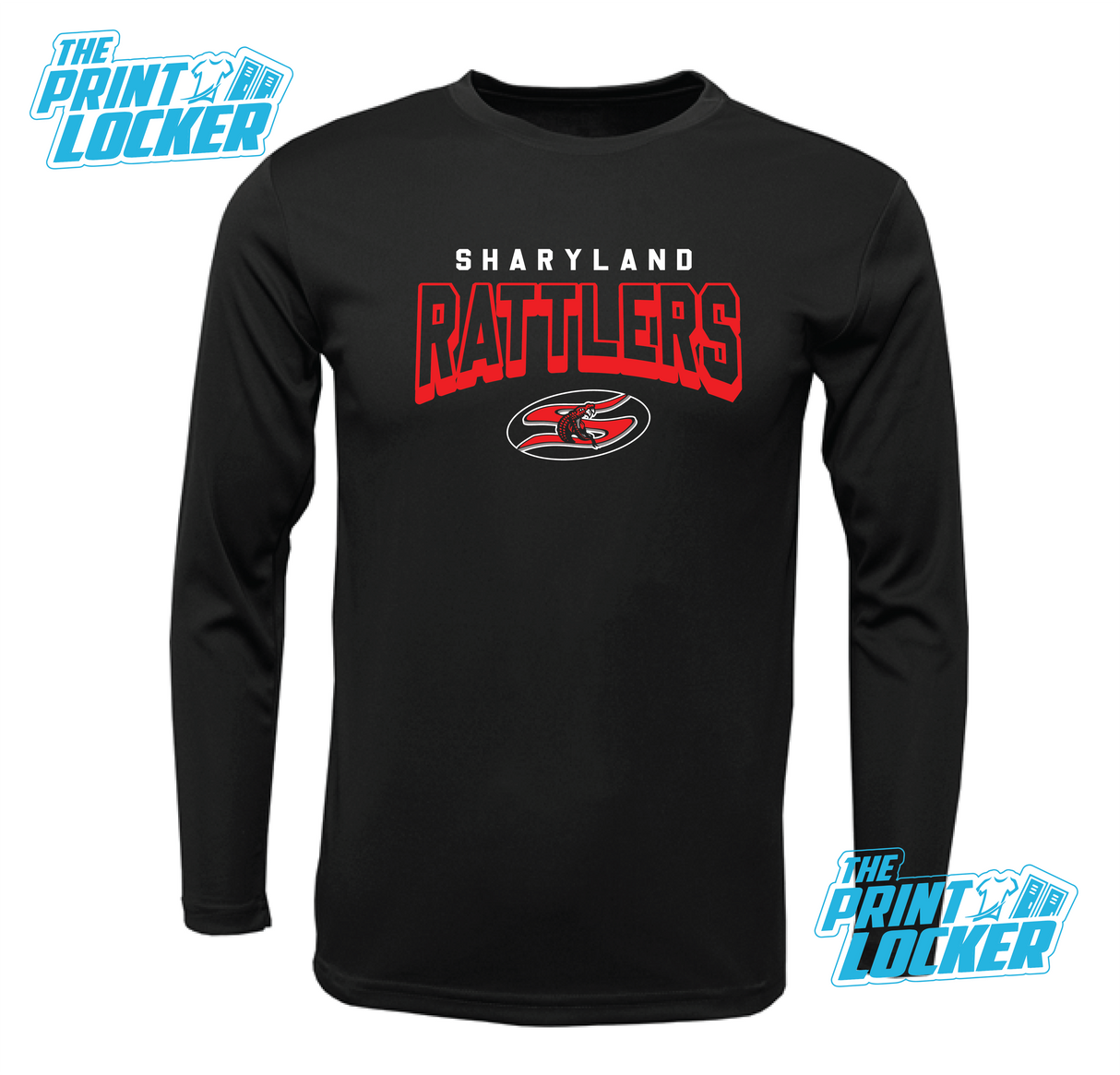 Sharyland Rattlers Arch Design Drifit Long Sleeve