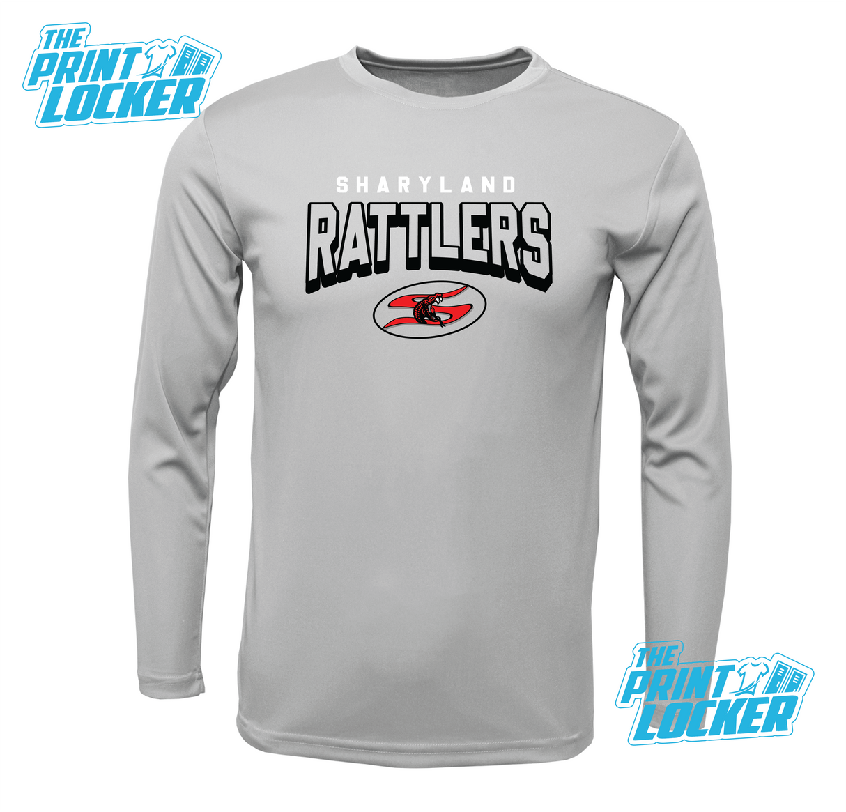 Sharyland Rattlers Arch Design Drifit Long Sleeve