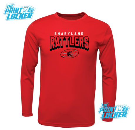 Sharyland Rattlers Arch Design Drifit Long Sleeve