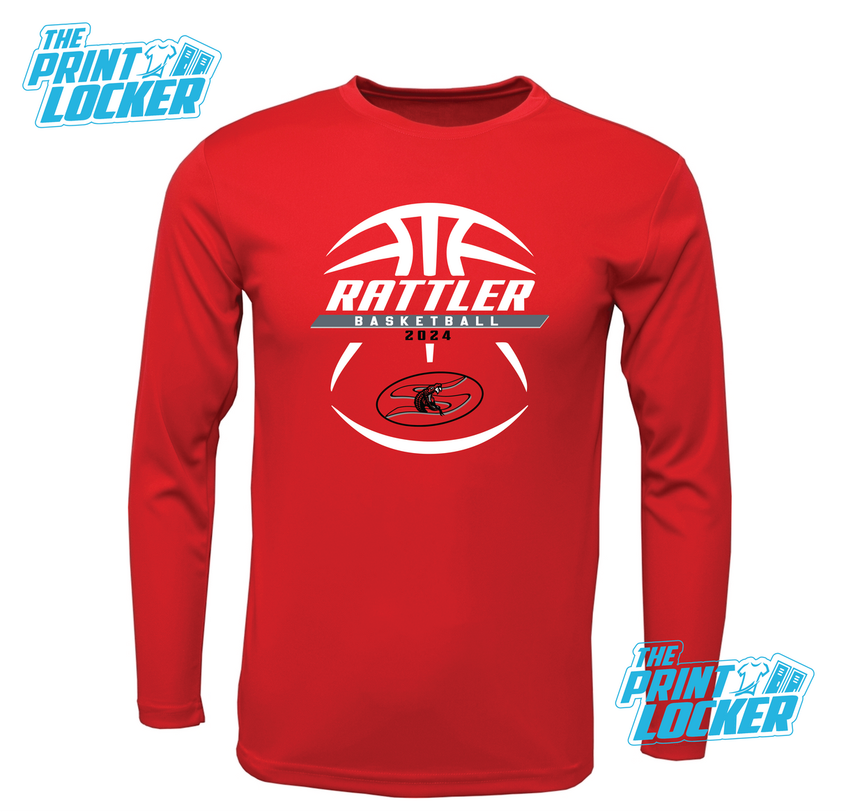 Sharyland Rattlers Basketball Design Drifit Long Sleeve