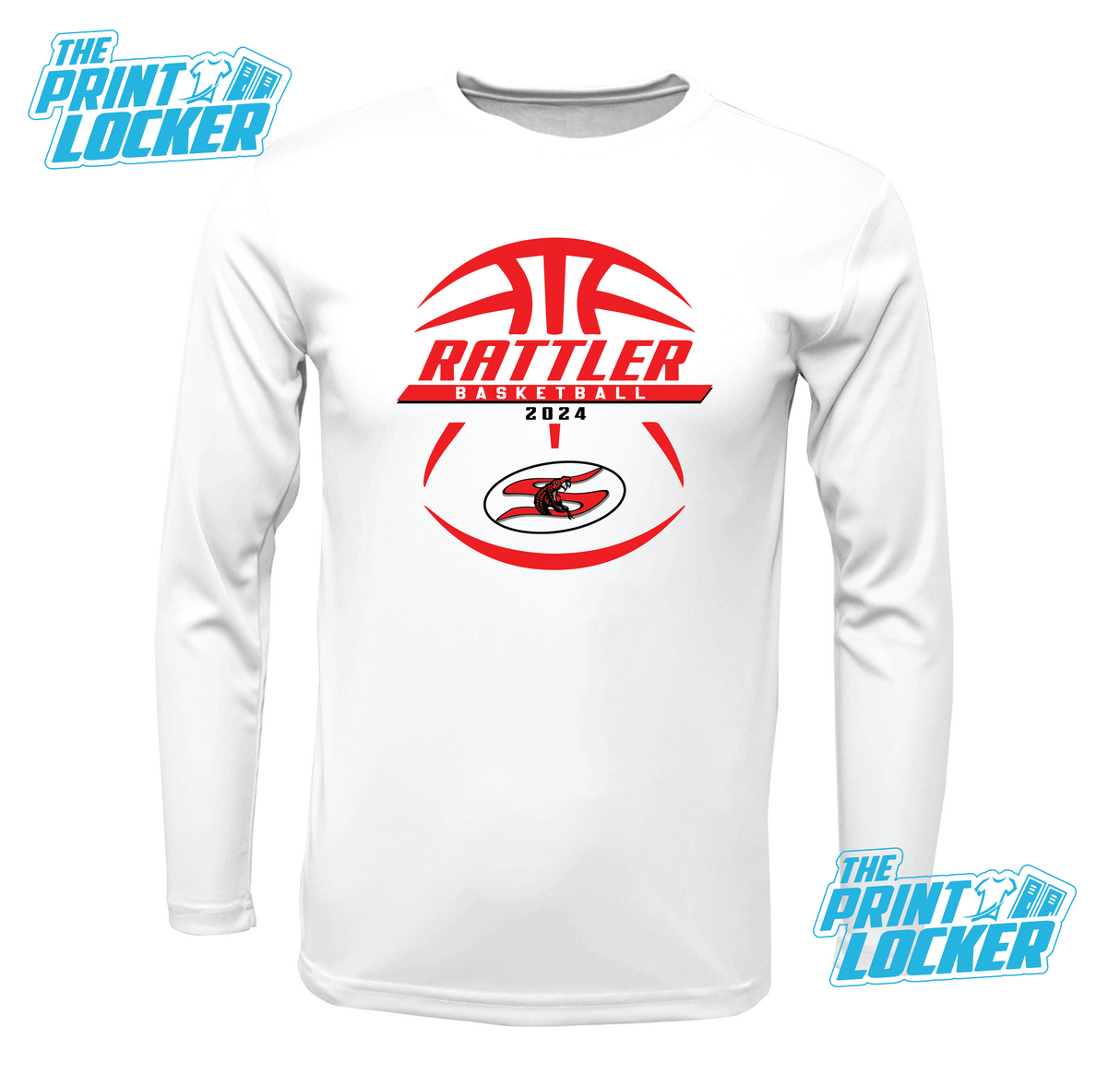 Sharyland Rattlers Basketball Design Drifit Long Sleeve