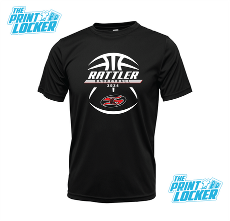 Sharyland Rattlers Basketball Design Drifit Short Sleeve