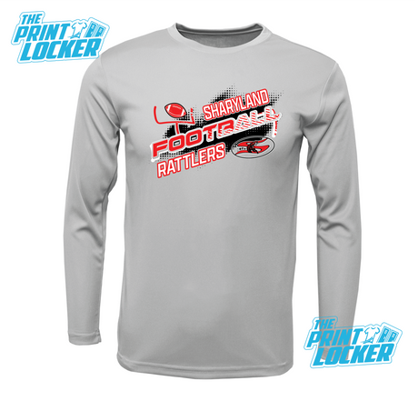 Sharyland Rattlers Football Design Drifit Long Sleeve