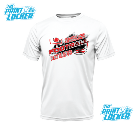 Sharyland Rattlers Football Design Drifit Short Sleeve