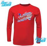 Patriots Football Design Drifit Long Sleeve