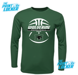 Wolverines Basketball Design Drifit Long Sleeve