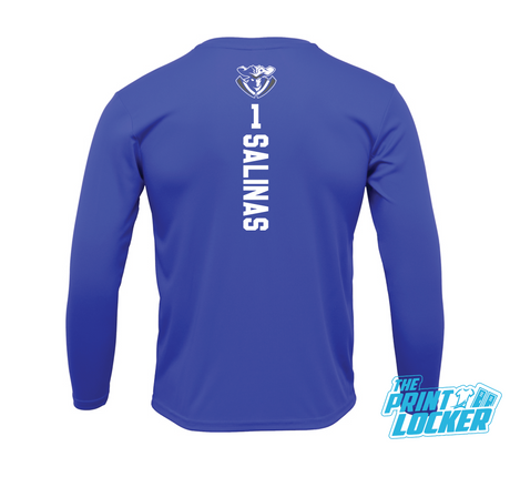 Mission Jr High Patriots Football Drifit Long Sleeve