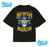 Oversized Día de Muertos Mustangs Graphic Tee