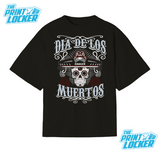 Oversized Día de Muertos Eagles Graphic Tee