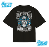 Oversized Día de Muertos Raiders Graphic Tee