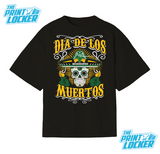 Oversized Día de Muertos Warriors Graphic Tee