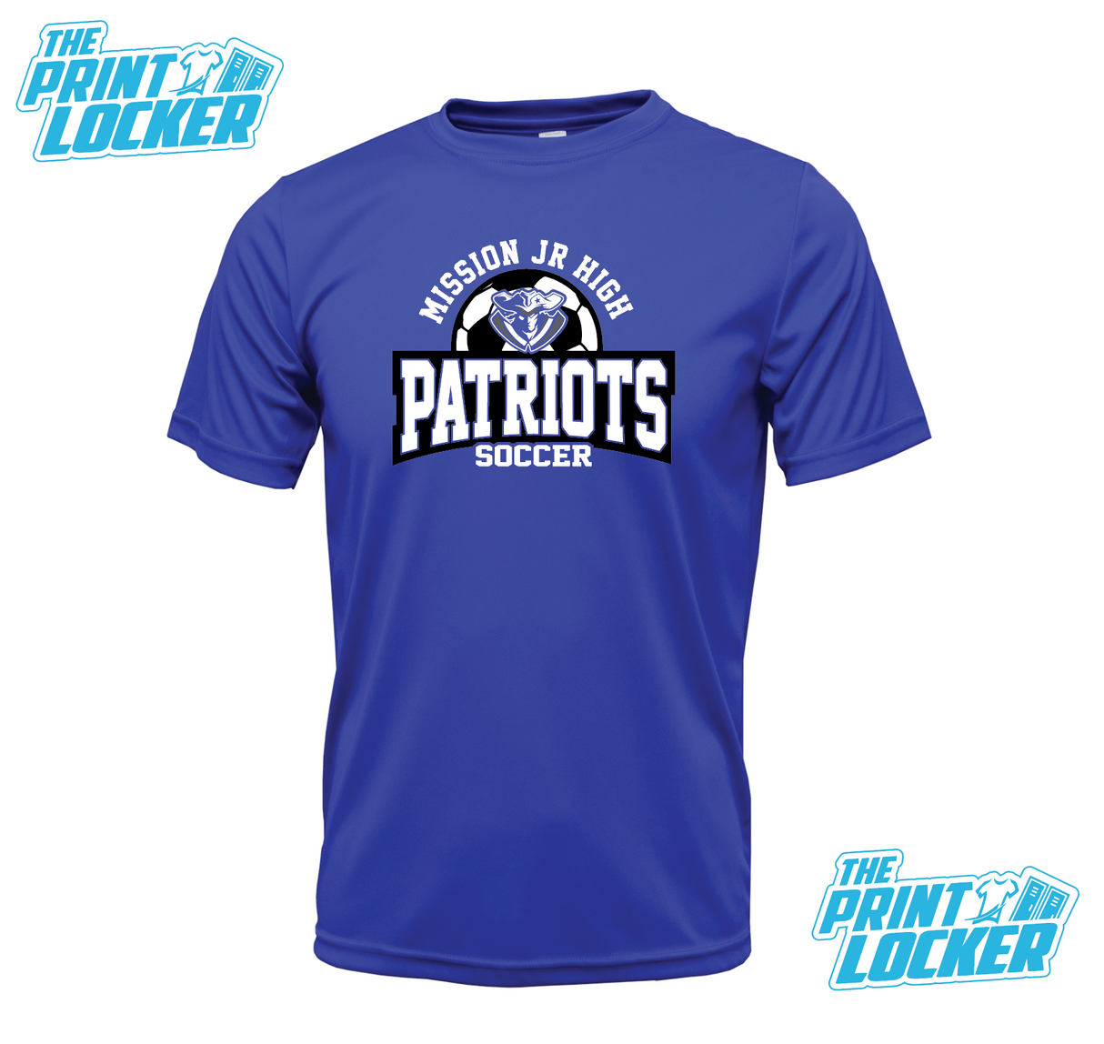 Mission Jr High Soccer Drifit Short Sleeve