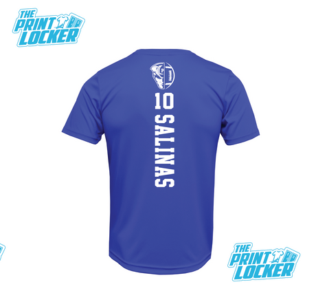Mission Jr High Patriots 2025 Football Drifit Short Sleeve