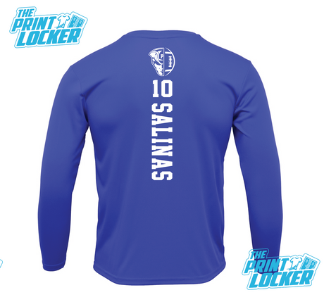 Mission Jr High Patriots 2025 Football Drifit Long Sleeve
