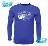 NEW! Mission Jr High Patriots 2025 Football Drifit Long Sleeve