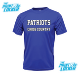 2025 Mission Jr High Patriots Cross Country Drifit Short Sleeve