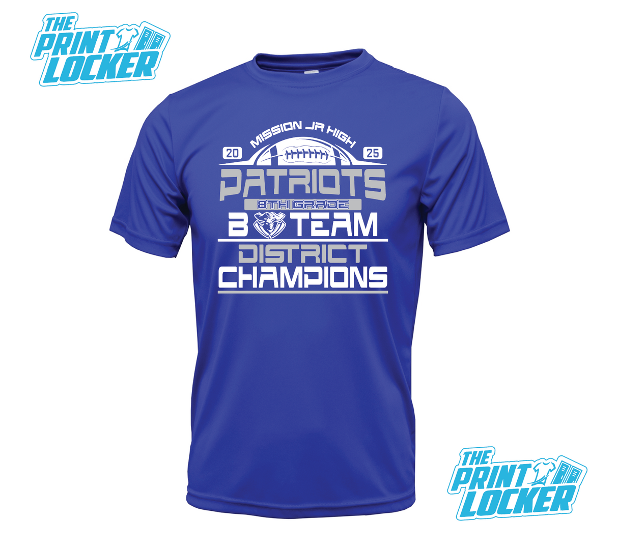 Mission Jr High B Team Football District Champion Drifit