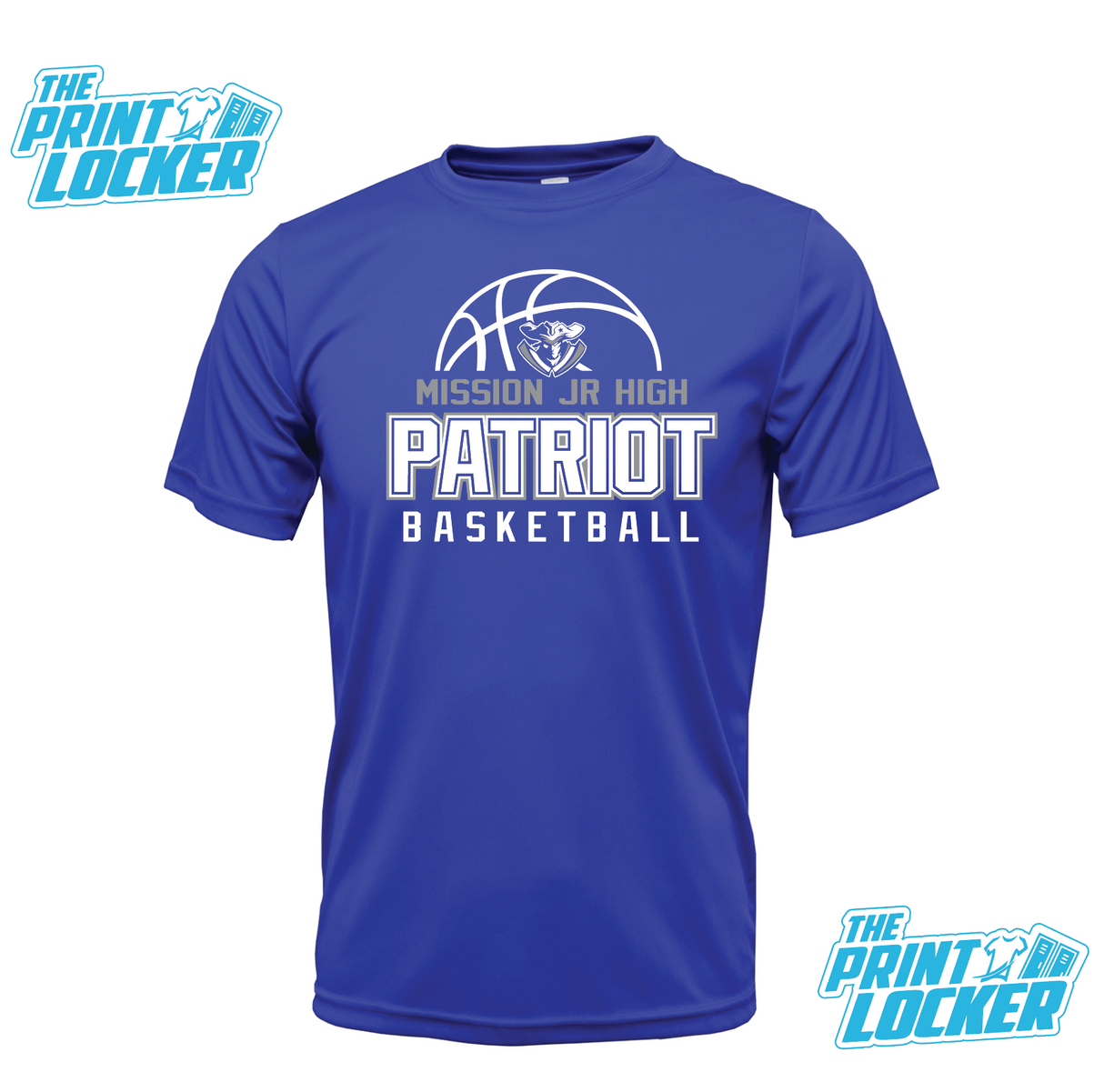 2026 Mission Jr High Basketball Drifit Short sleeve