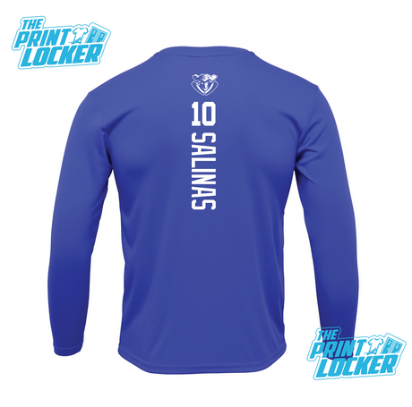 2026 Mission Jr High Basketball Drifit Long Sleeve