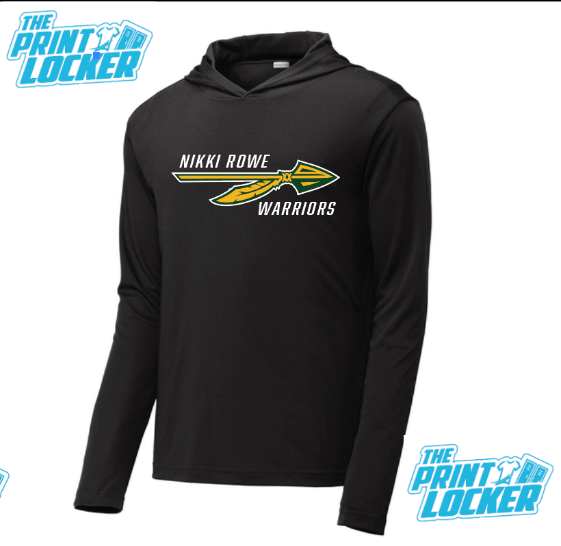 Rowe Warriors Drifit Hooded Longsleeve