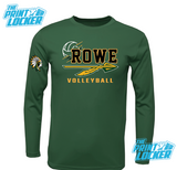 2026 Rowe Volleyball Fan Shirt Drifit DK Green Longsleeve