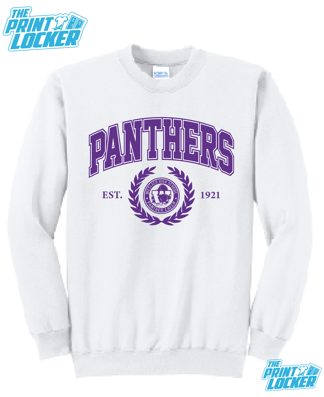 Panther Crewneck white
