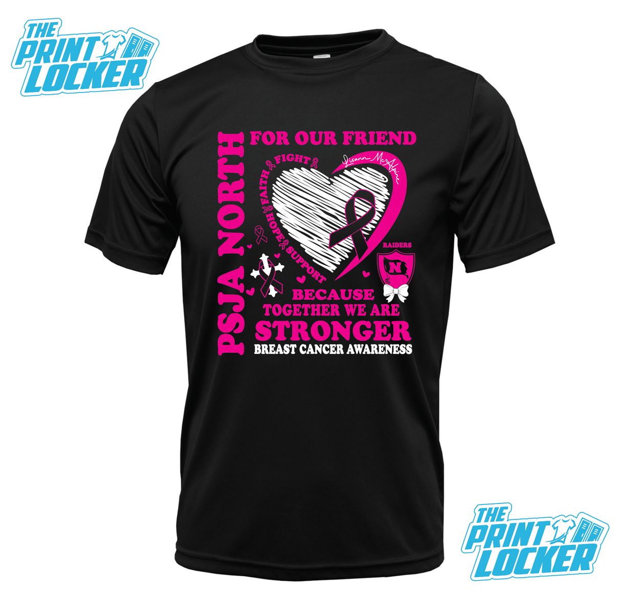 PSJA North Stronger Together for Lisann McAlpine Drifit