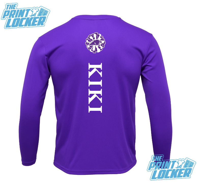 Cheer Pom Longsleeve Fan Shirt